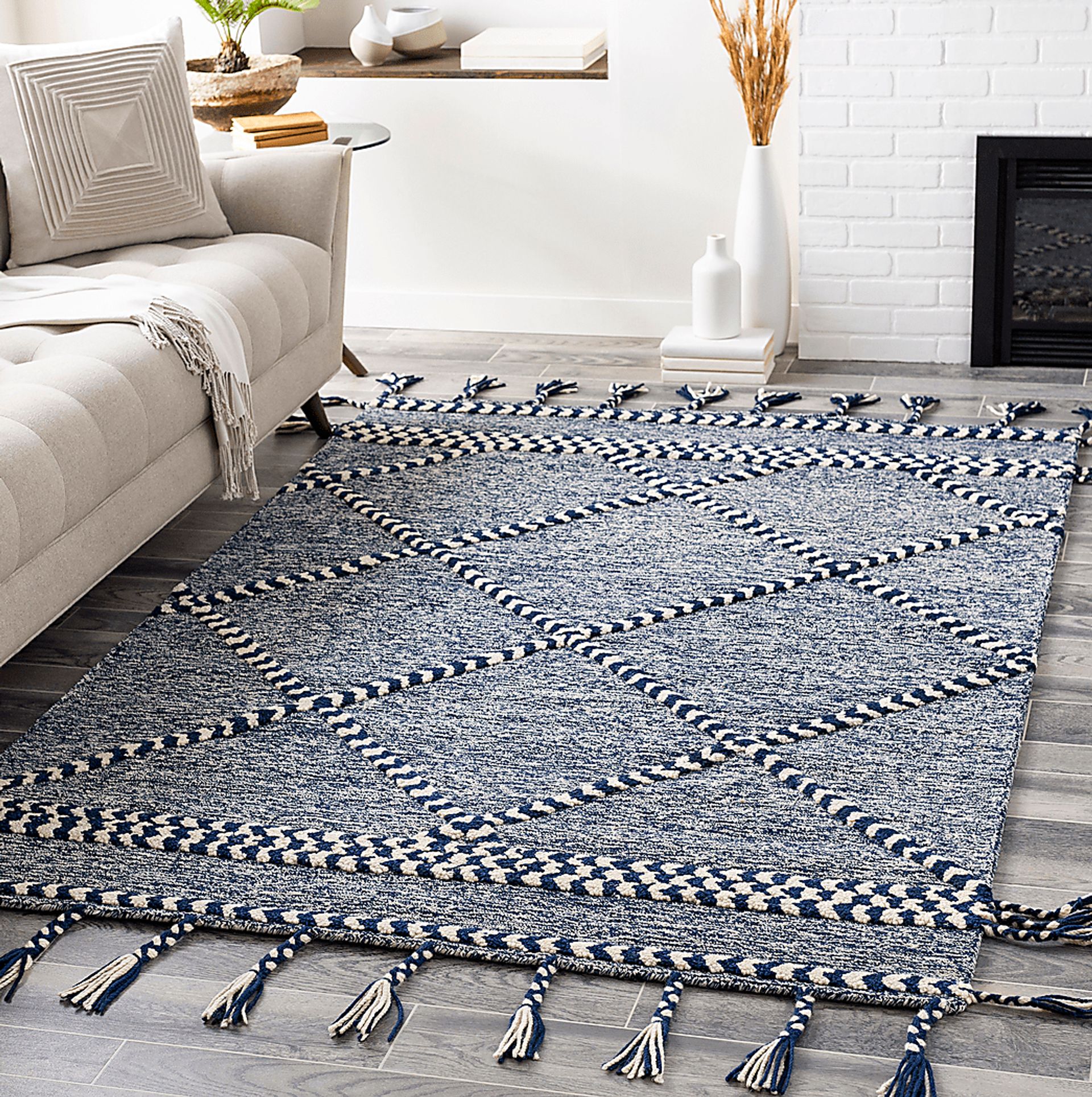 Maisyn Navy 5' x 7'6 Rug - Image 7