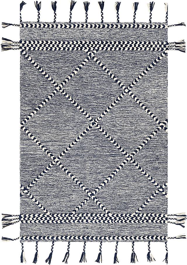 Maisyn Navy 5' x 7'6 Rug - Thumbnail - Image 1