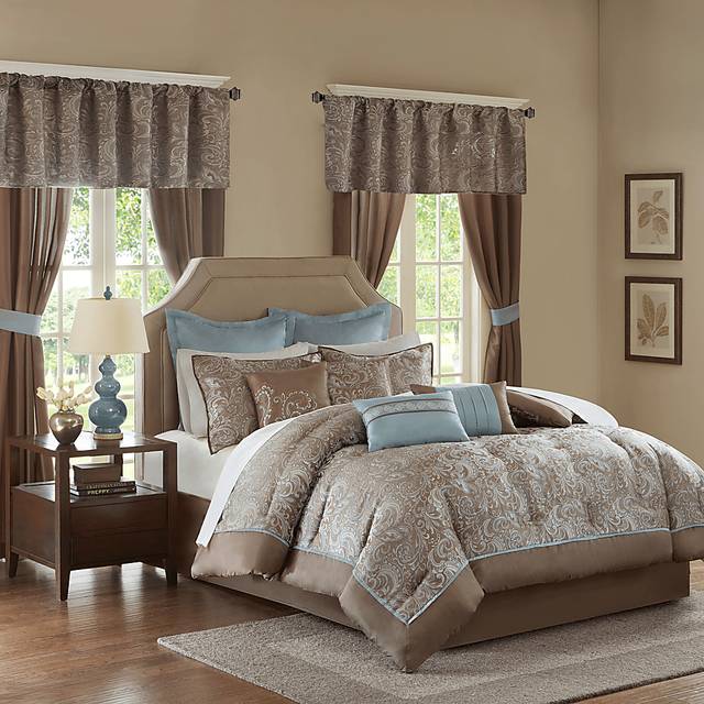 Maitha Blue 24 Pc California King Room in a Bag - Thumbnail - Image 2