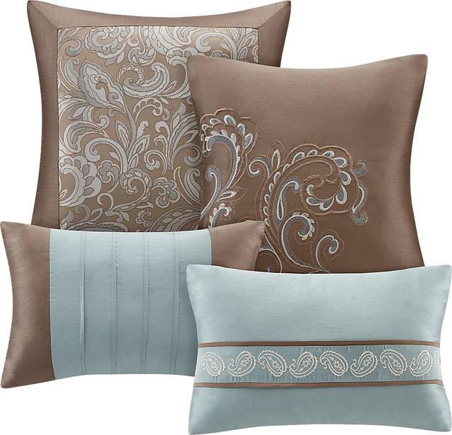 Maitha Blue 24 Pc Queen Room in a Bag - Thumbnail - Image 8