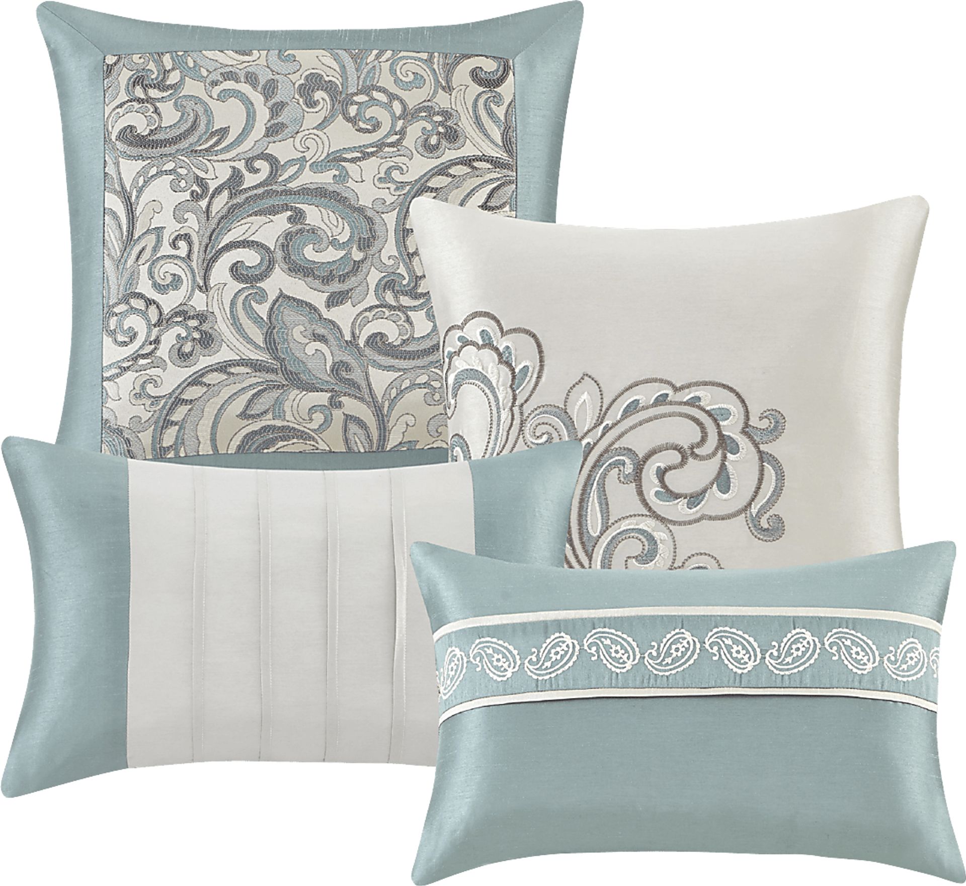 Maitha Teal 24 Pc Queen Room in a Bag - Image 10