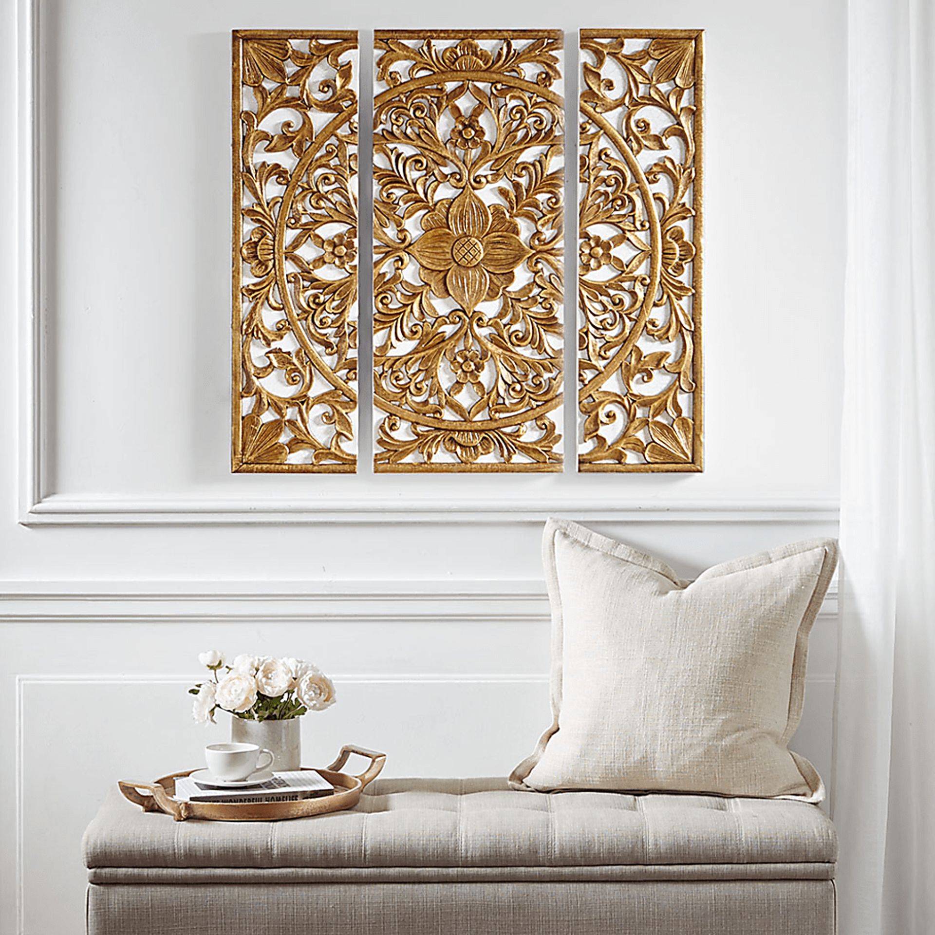 Maive Artwork Gold Artwork, Set of 3 - Image 6