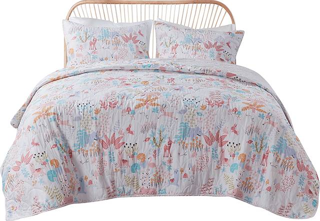 Maiya Blush Twin Quilt Set - Thumbnail - Image 1