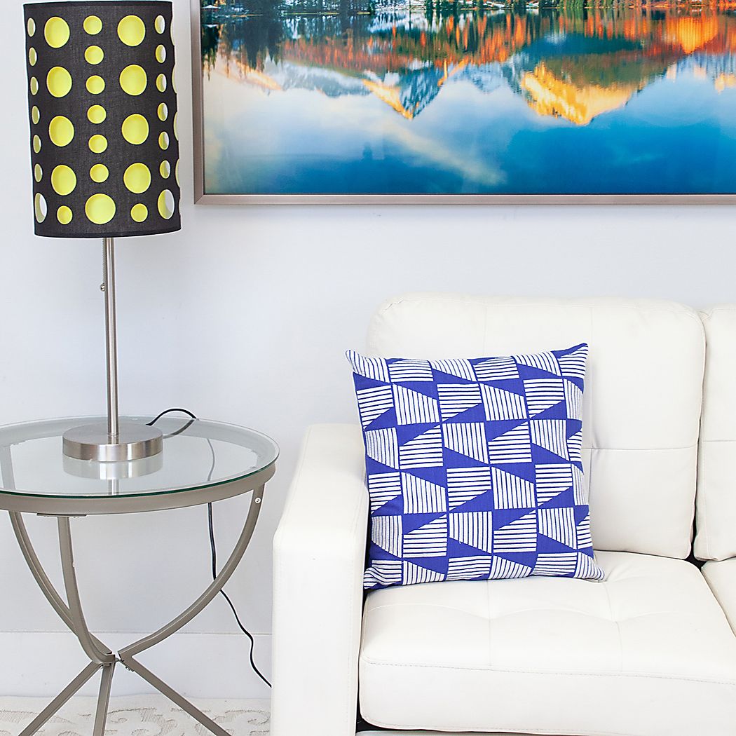 Majabvi Blue Accent Pillow - Thumbnail 3