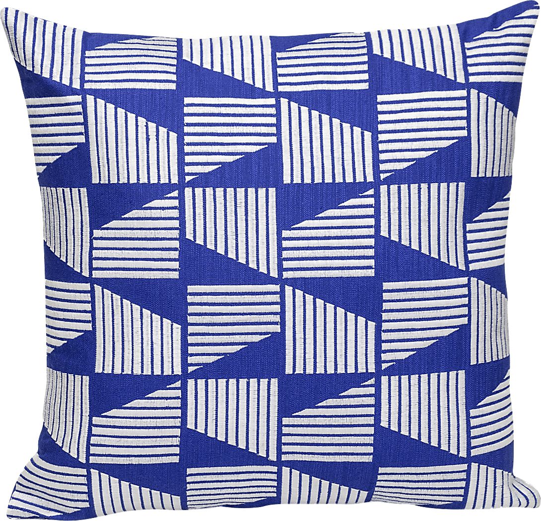 Majabvi Blue Accent Pillow