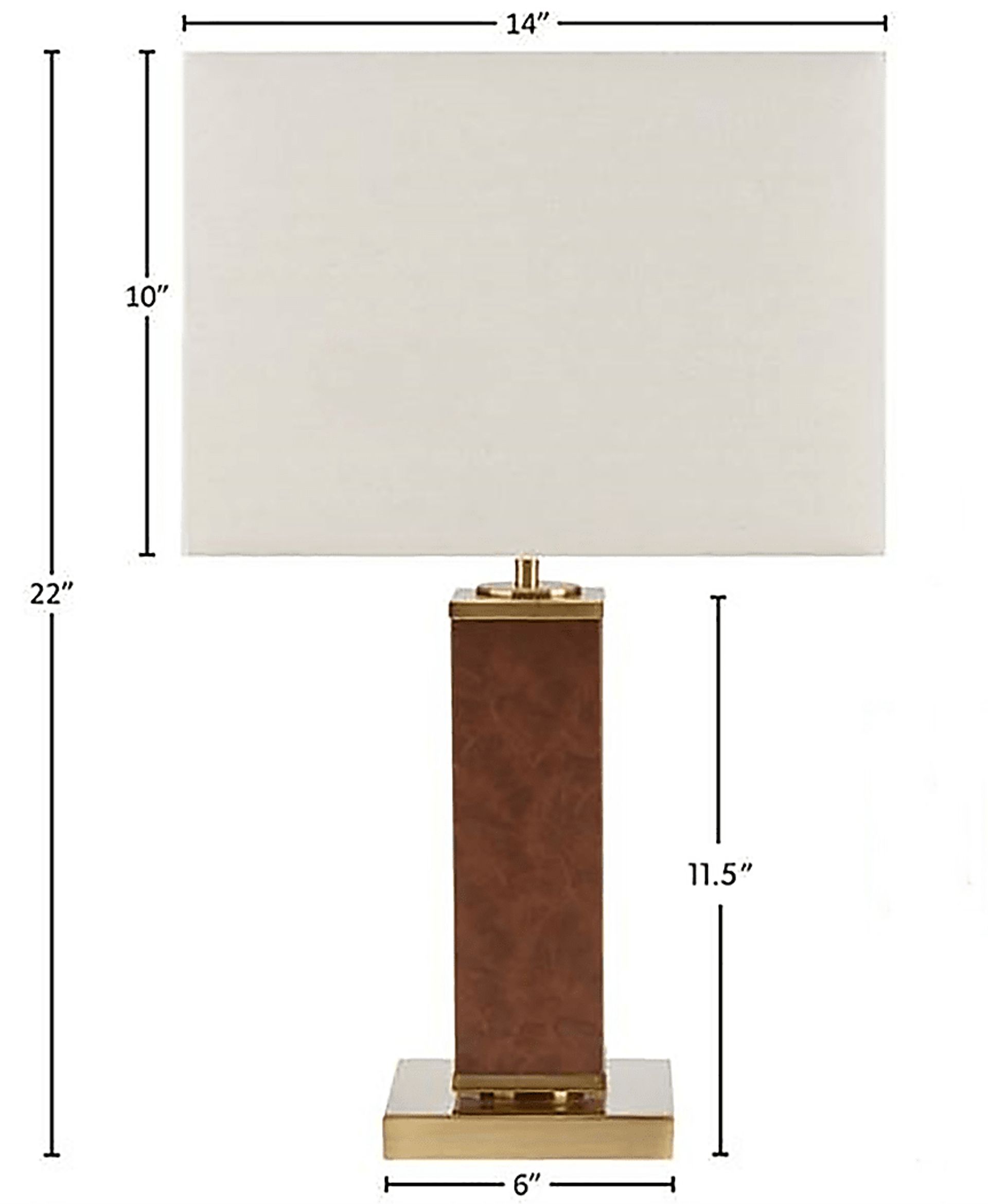 Majorca Bend Brown Lamp - Image 14