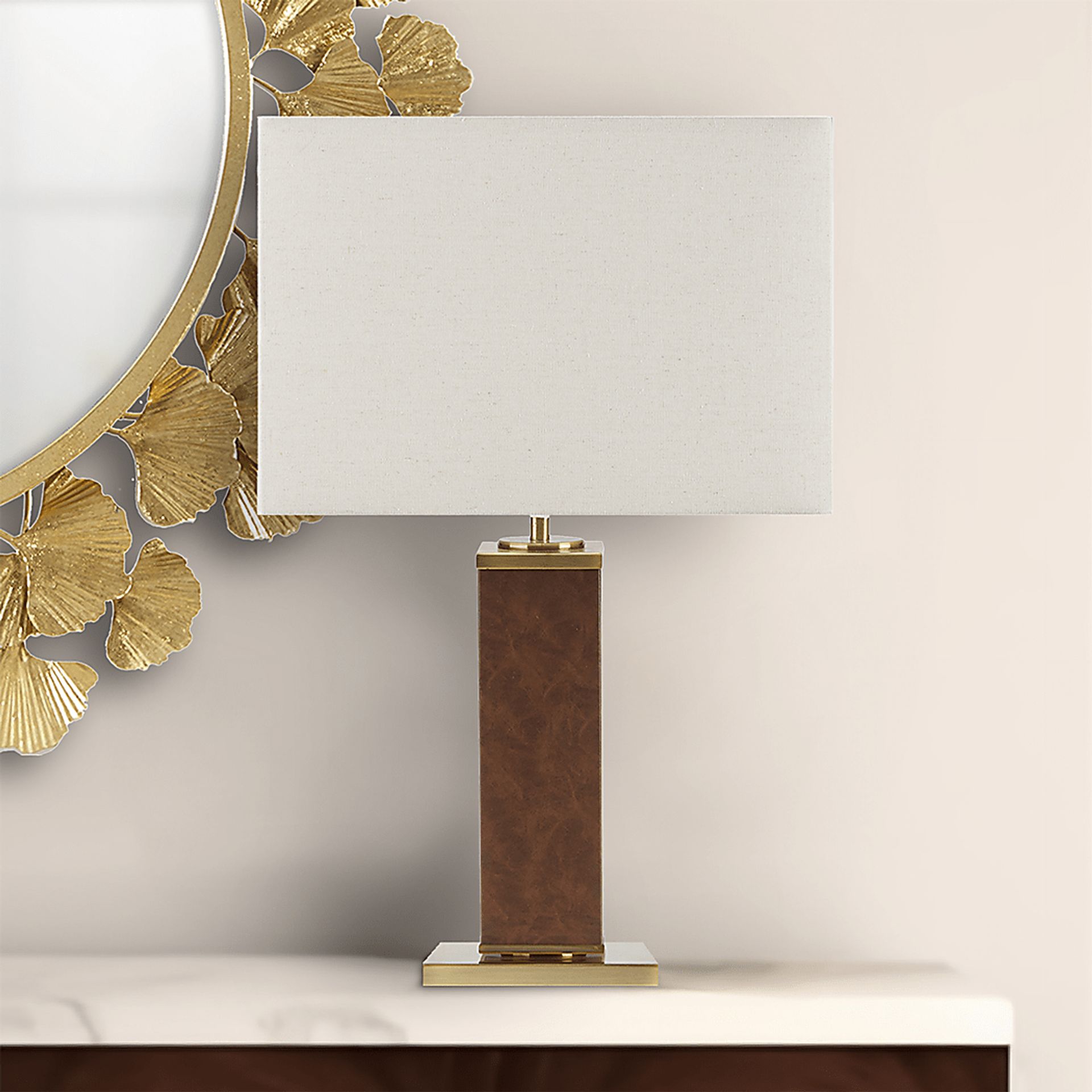 Majorca Bend Brown Lamp - Image 2