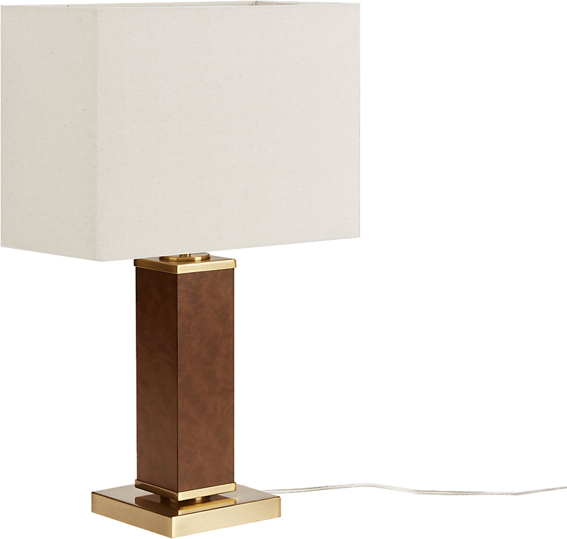 Majorca Bend Brown Lamp - Image 1