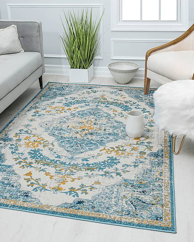 Makaira 8' x 10' Ivory Rug - Thumbnail - Image 2