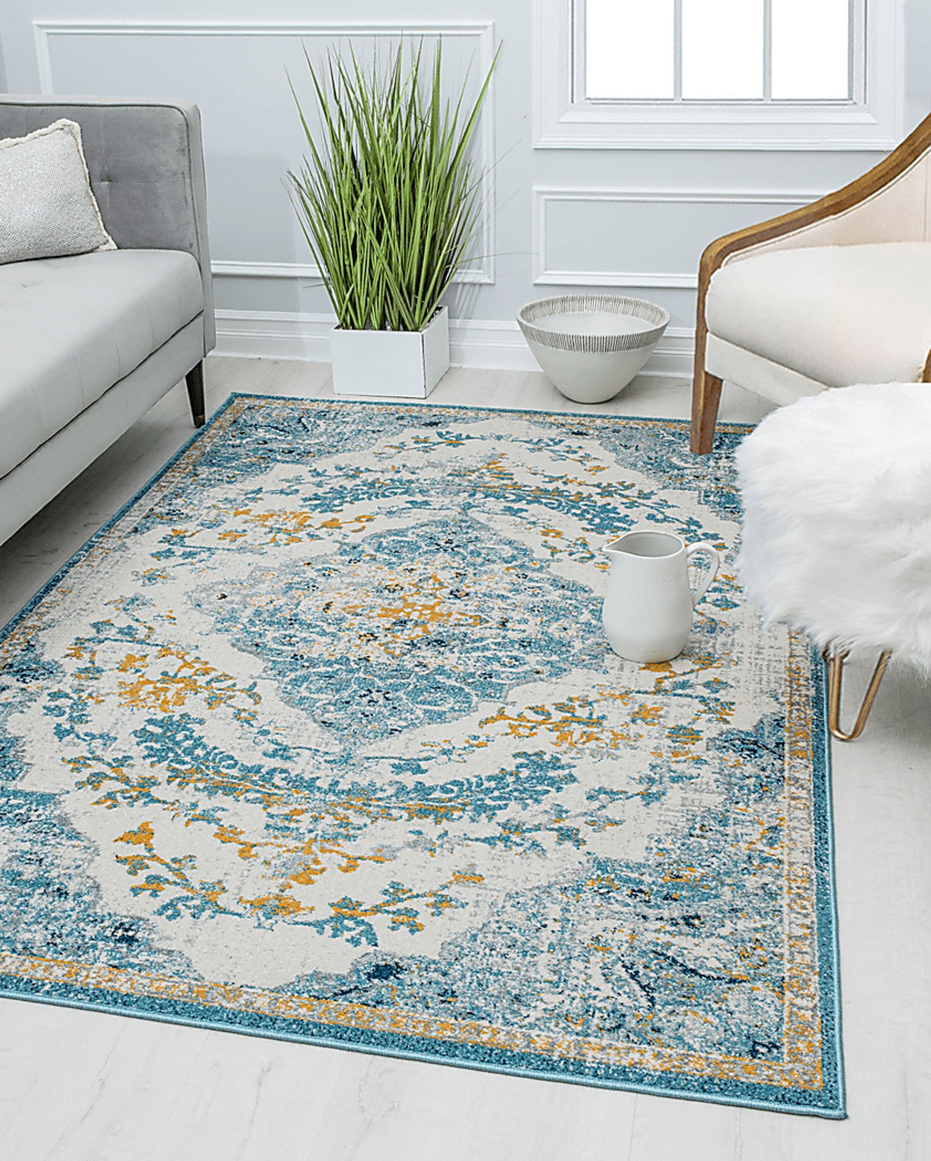 Makaira 8' x 10' Ivory Rug - Image 2