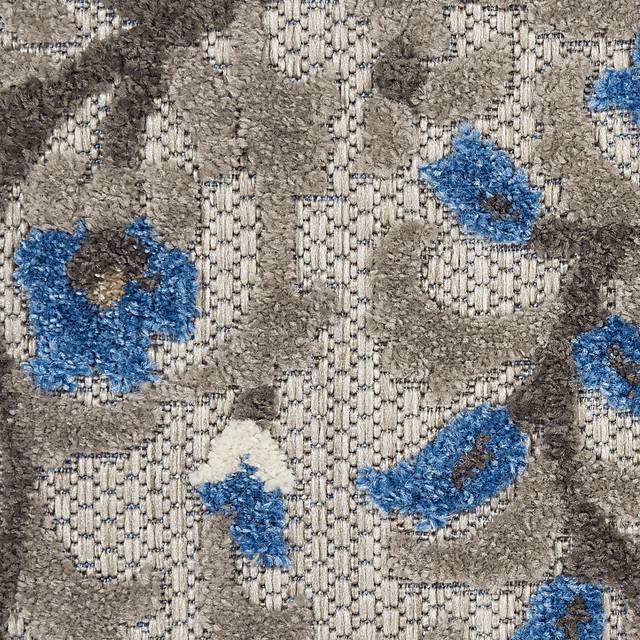 Makisha Gray 5' x 8' Indoor/Outdoor Rug - Thumbnail - Image 5