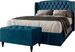 Malachi Blue Full Bed with Storage
