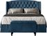 Malachi Blue Queen Bed with Storage