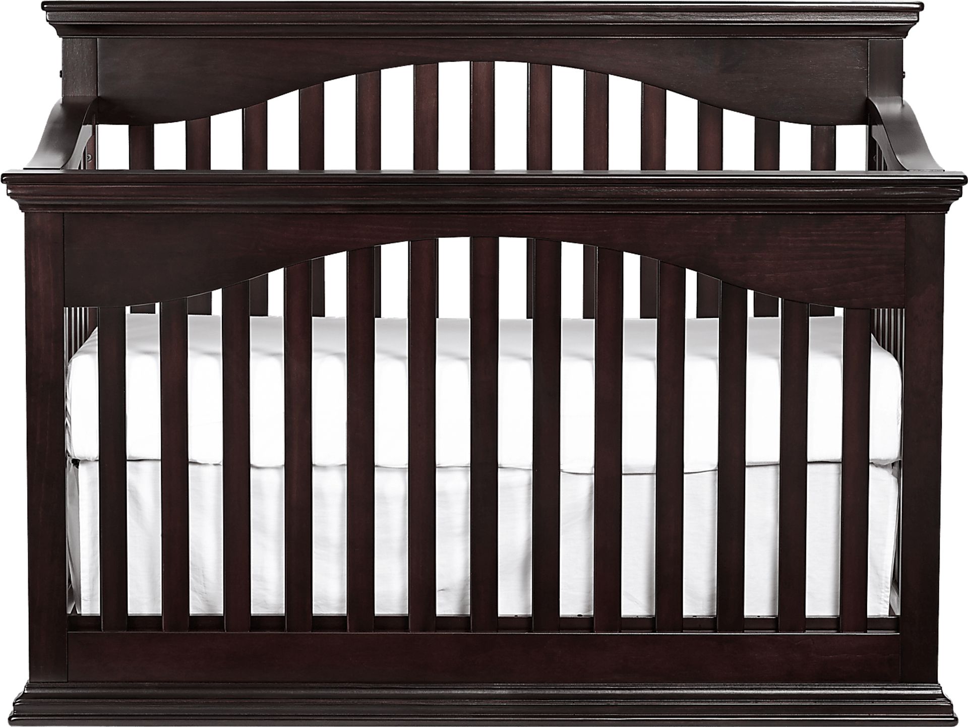 Malachi Espresso Convertible Crib with Toddler Rail - Image 3