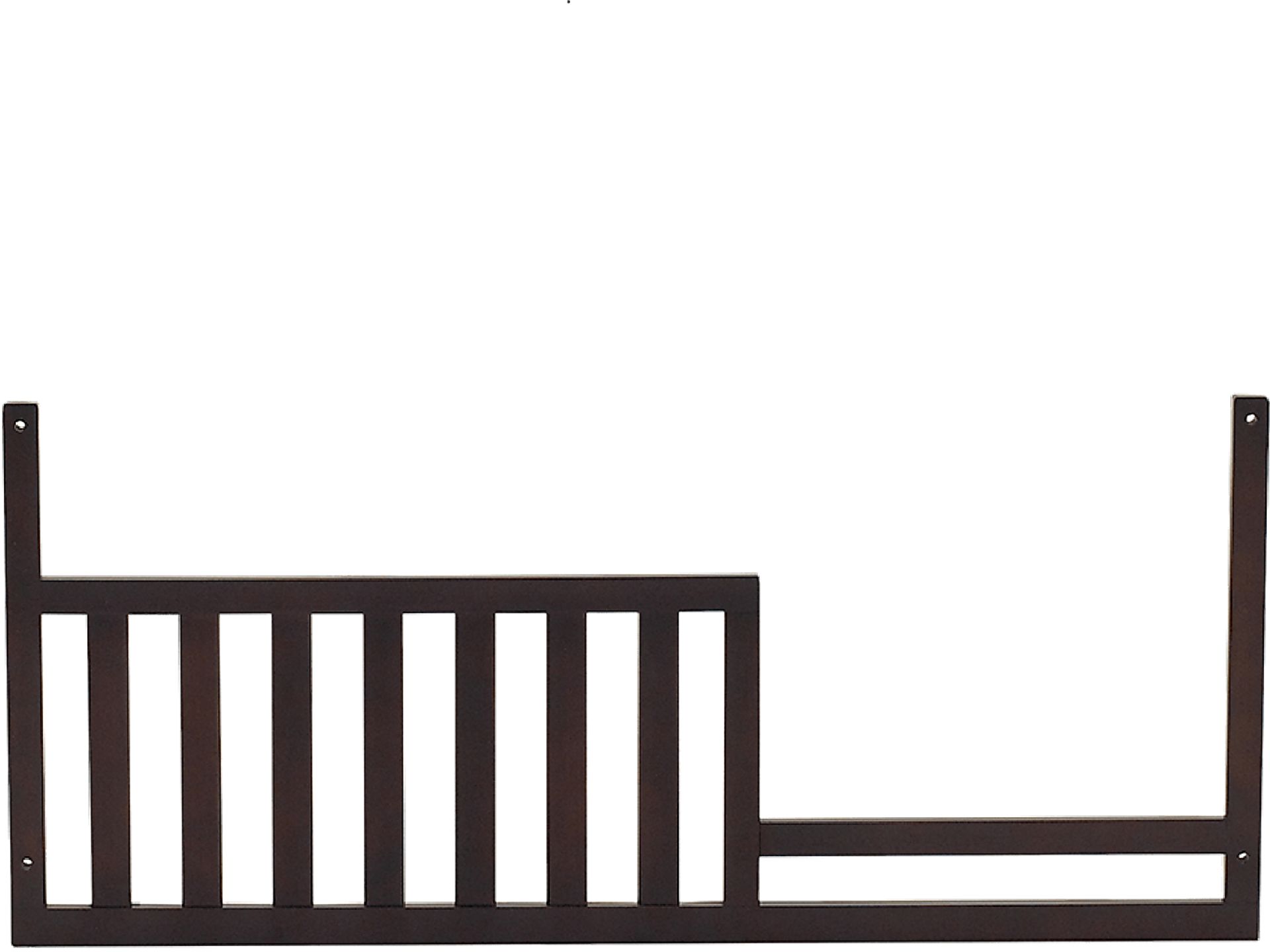 Malachi Espresso Convertible Crib with Toddler Rail - Image 6