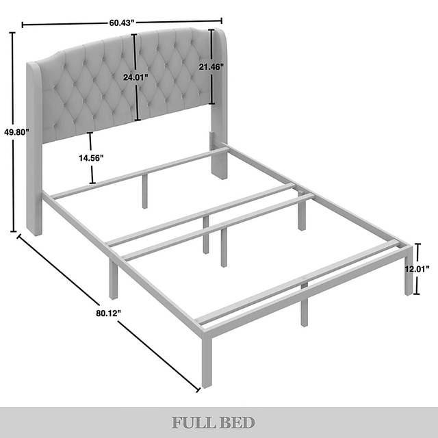 Malachi Gray Full Bed with Storage - Thumbnail - Image 13