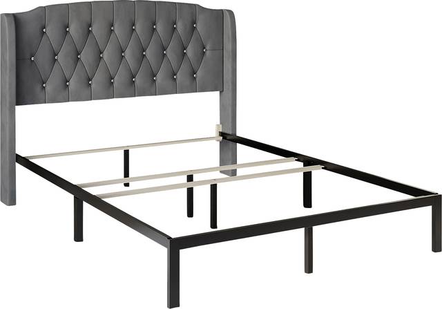 Malachi Gray Full Bed with Storage - Thumbnail - Image 8