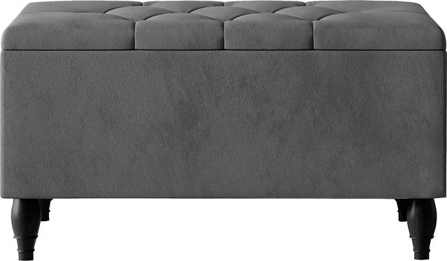 Malachi Gray Full Bed with Storage - Thumbnail - Image 9