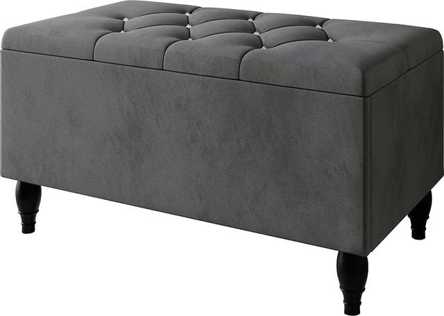 Malachi Gray Full Bed with Storage - Thumbnail - Image 10