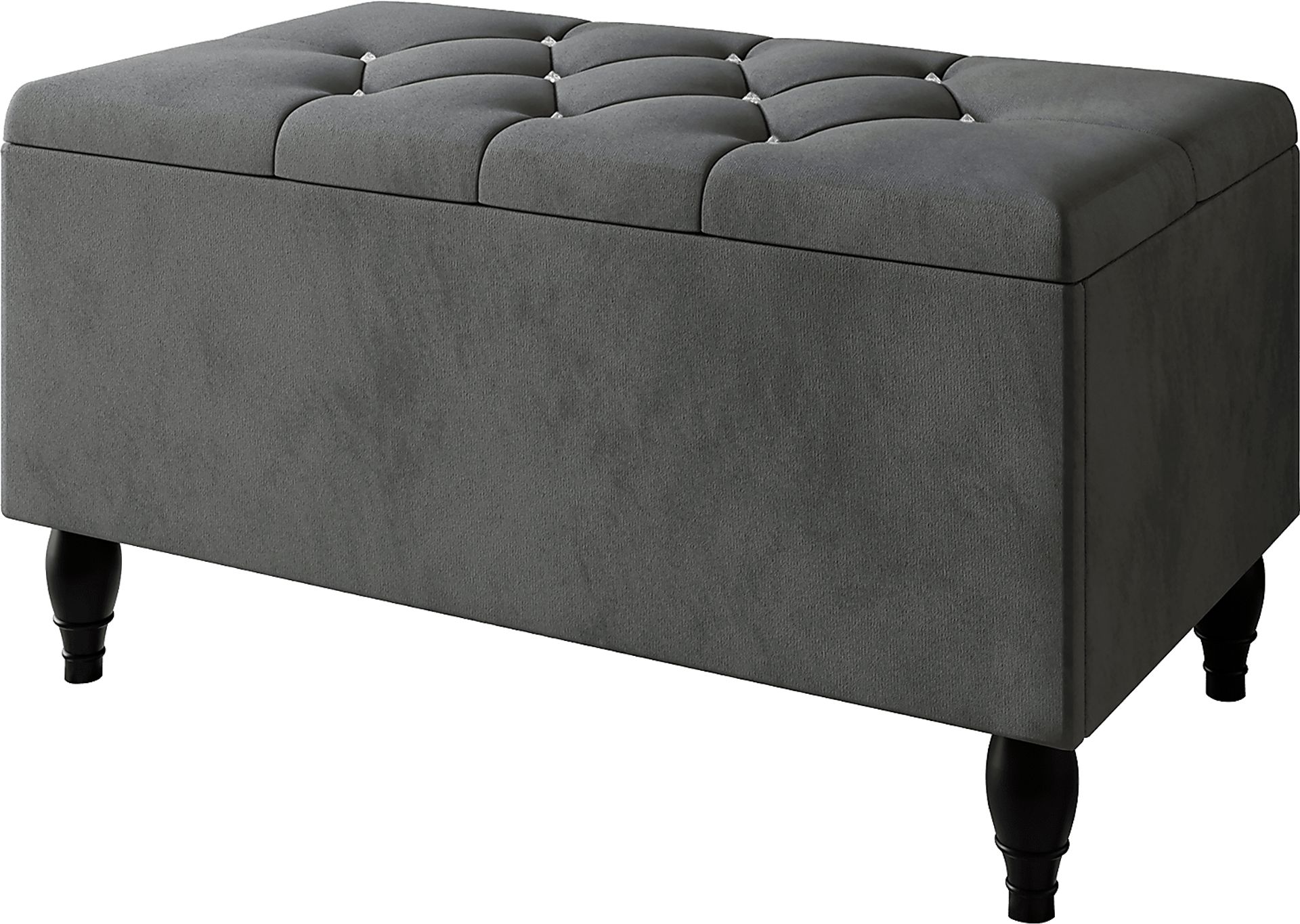 Malachi Gray King Bed with Storage - Image 10