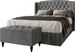 Malachi Gray King Bed with Storage