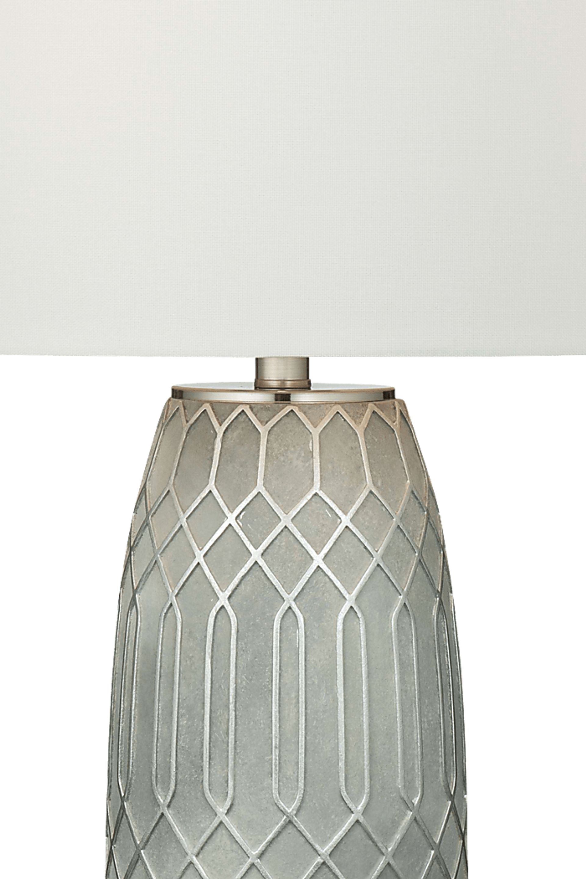 Malakai Drive Silver Lamp - Image 2