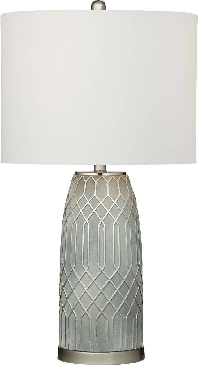 Malakai Drive Silver Lamp - Thumbnail - Image 1