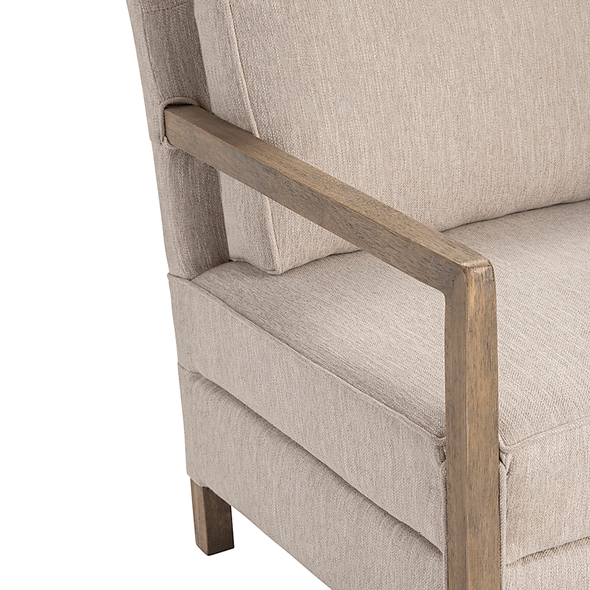 Malcolm Beige Accent Chair - Image 3