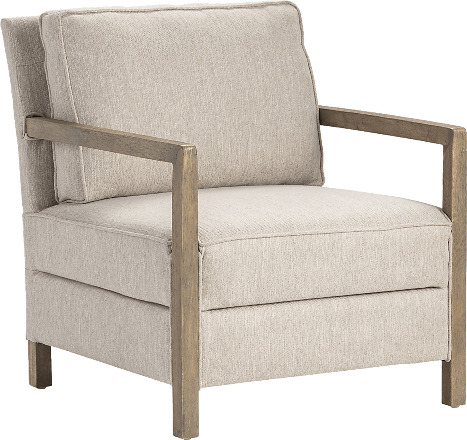 Malcolm Beige Accent Chair - Image 1
