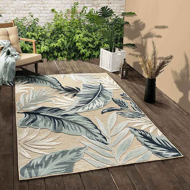 Malder Beige/Multi 7'9 x 9'9 Indoor/Outdoor Rug - Thumbnail - Image 2