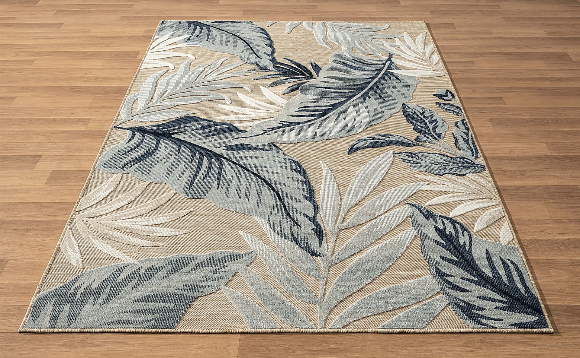 Malder Beige/Multi 7'9 x 9'9 Indoor/Outdoor Rug - Image 4