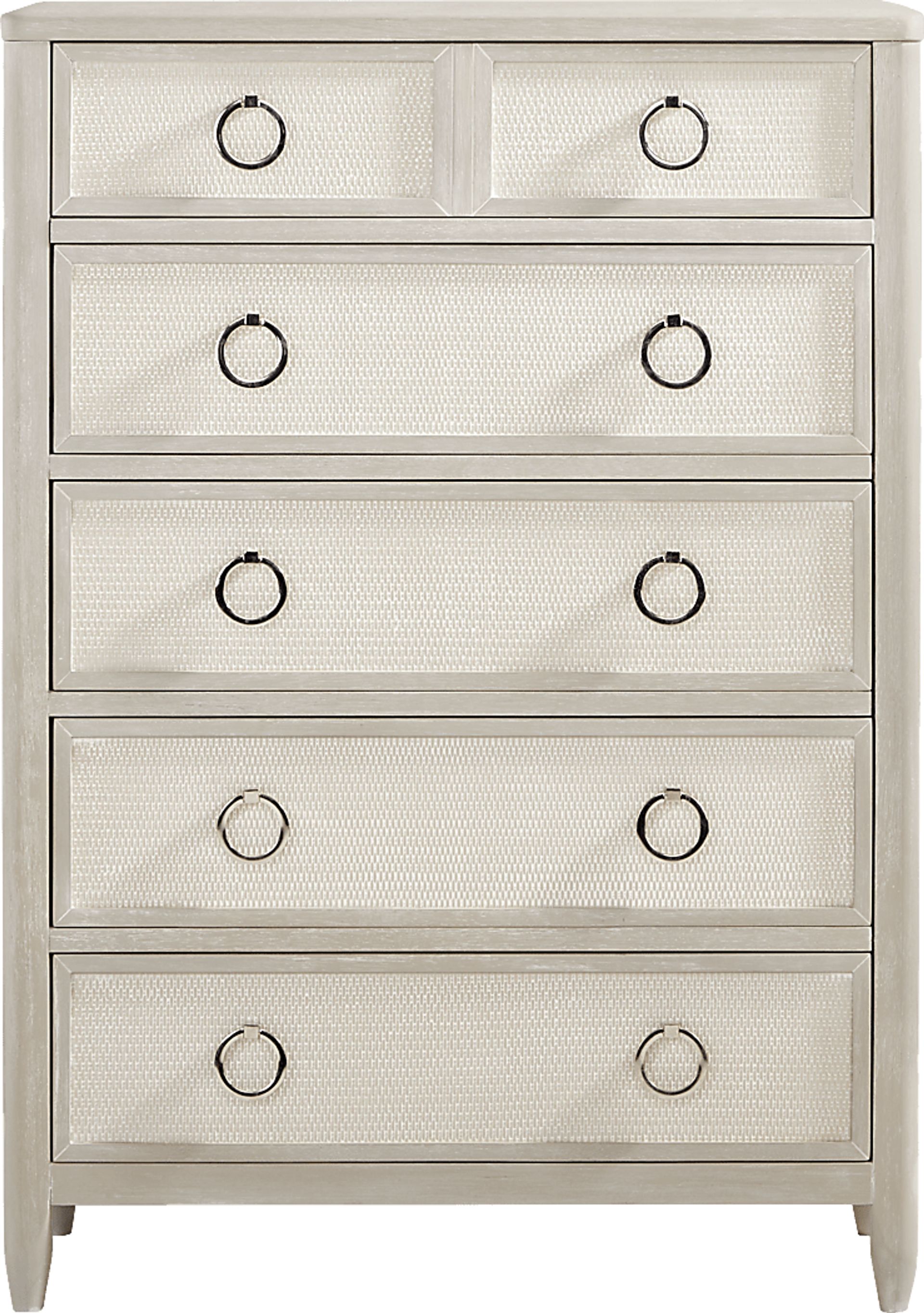 Maldive White 5 Pc King Poster Bedroom - Image 7