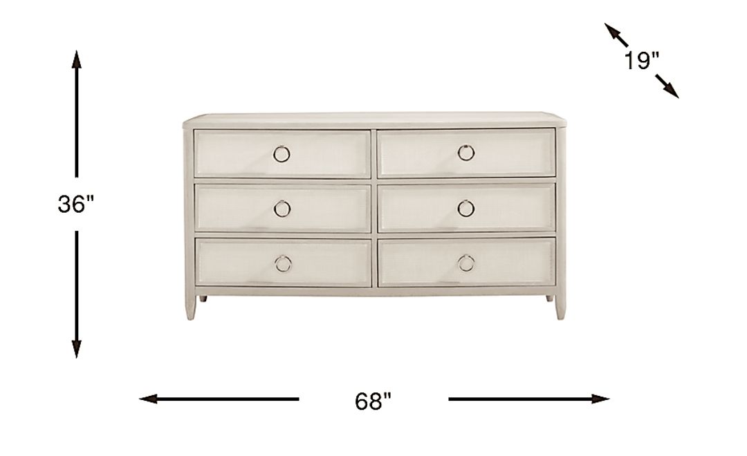 Maldive White Dresser