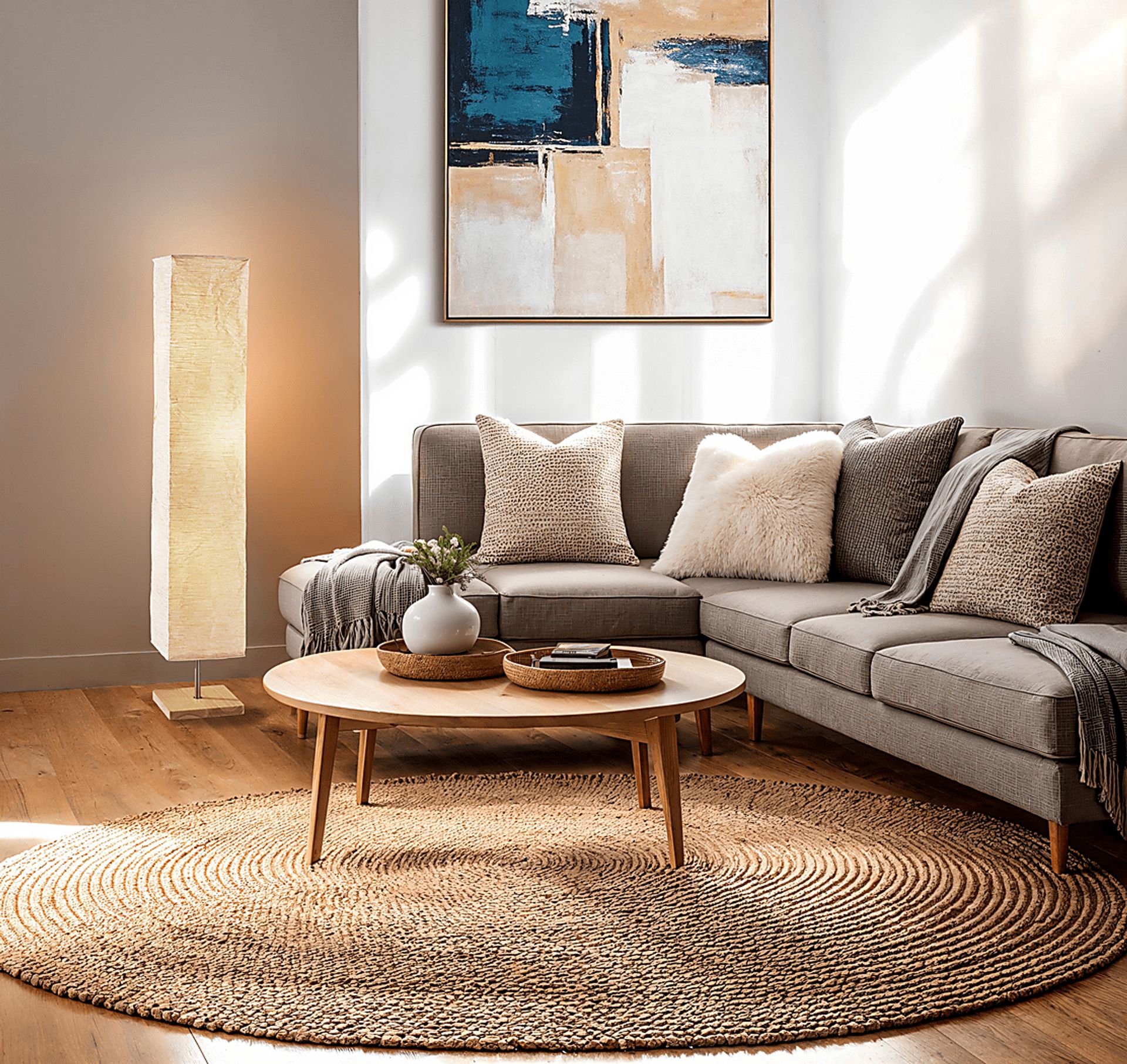 Maleko Natural Floor Lamp - Image 4