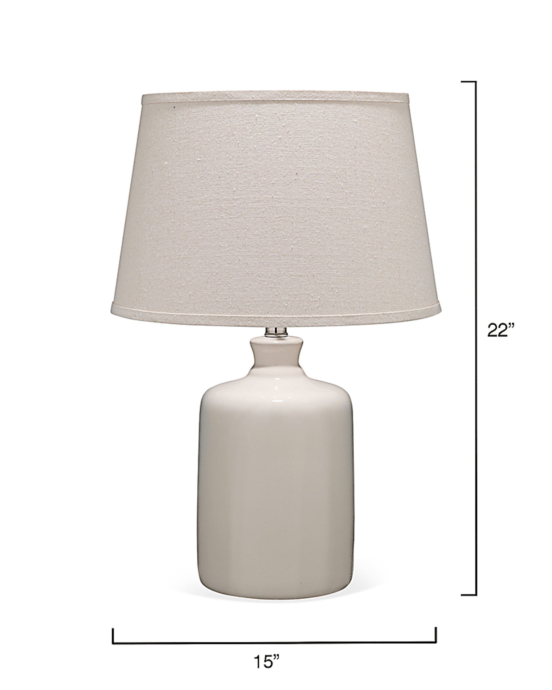 Maler Bay Cream Lamp - Image 4