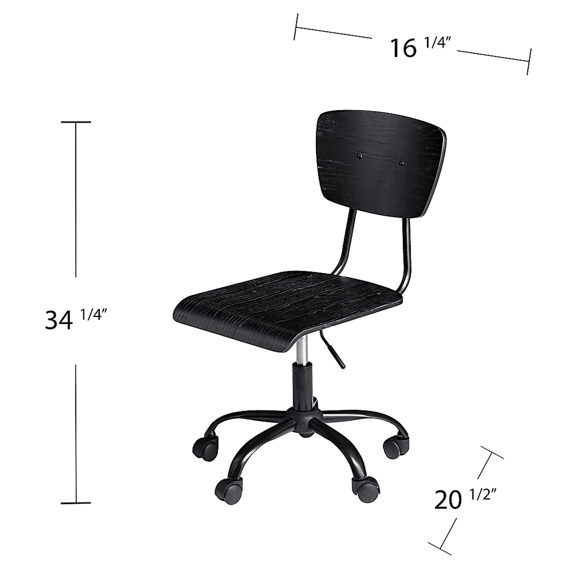 Malibar Black Office Chair - Image 5