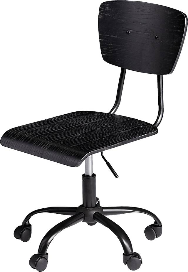 Malibar Black Office Chair - Thumbnail - Image 1
