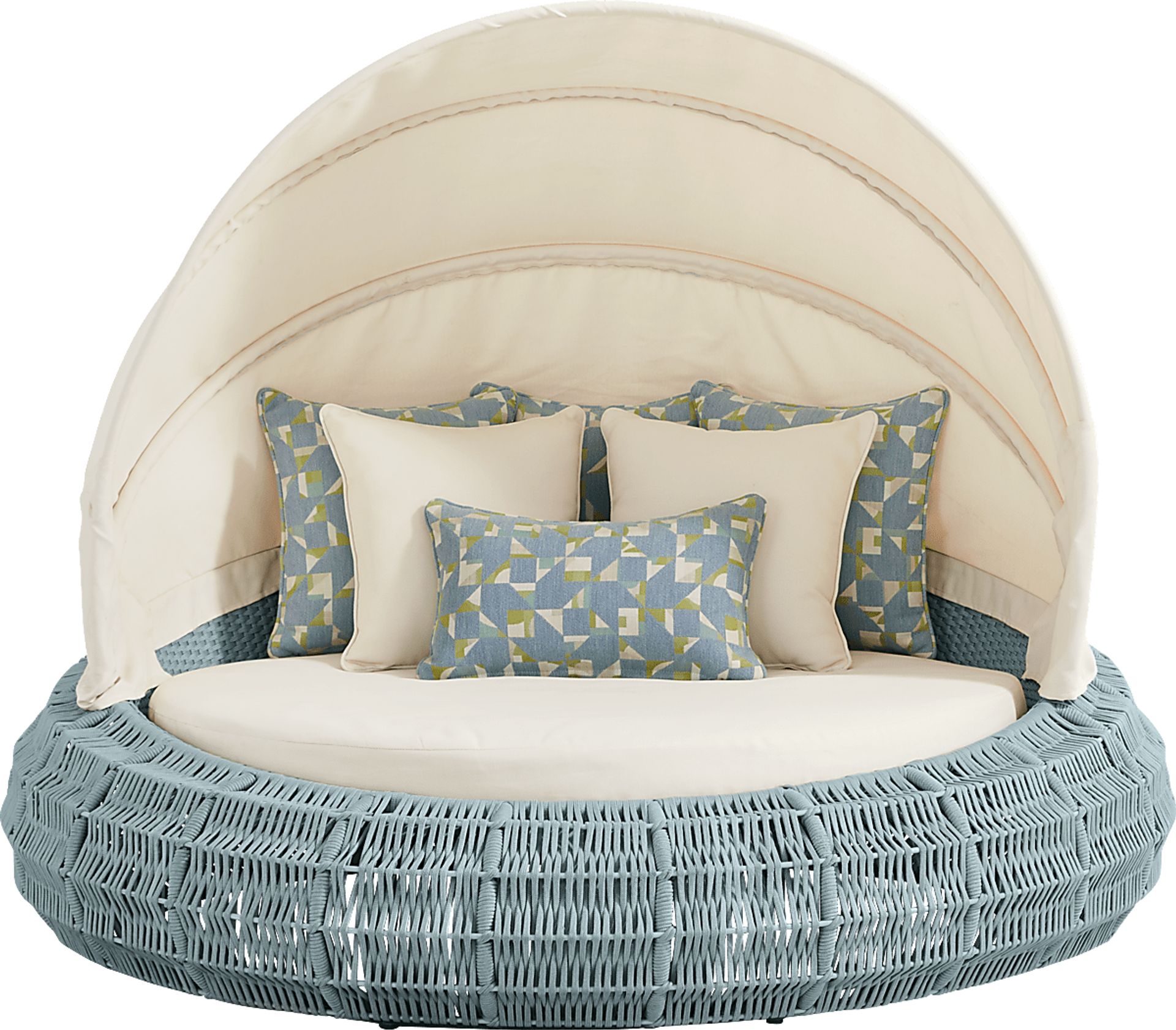 Malibu Teal Outdoor Daybed - Image 2