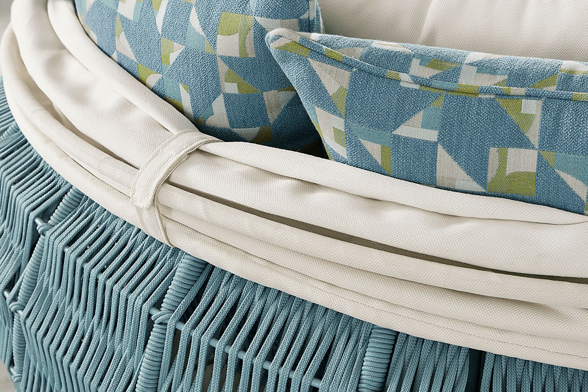 Malibu Teal Outdoor Daybed - Image 9