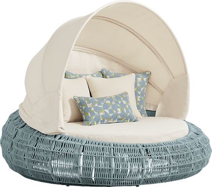 Malibu Teal Outdoor Daybed