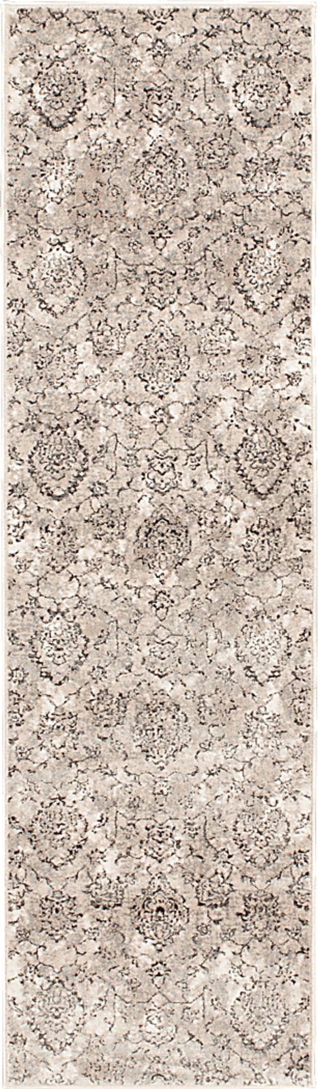 Malie Cream 2' x 7' Runner Rug - Thumbnail - Image 1