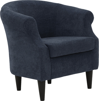 Malifi Blue Accent Chair