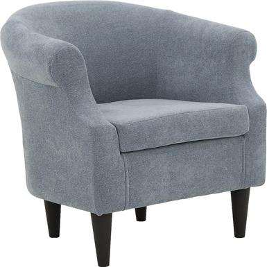 Malifi Light Blue Accent Chair