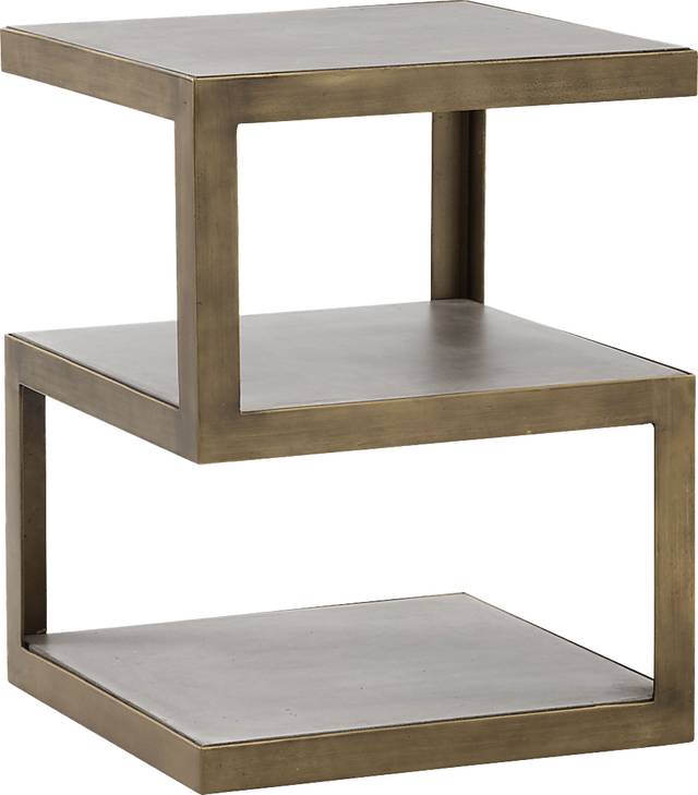 Malik Gray End Table - Thumbnail - Image 1
