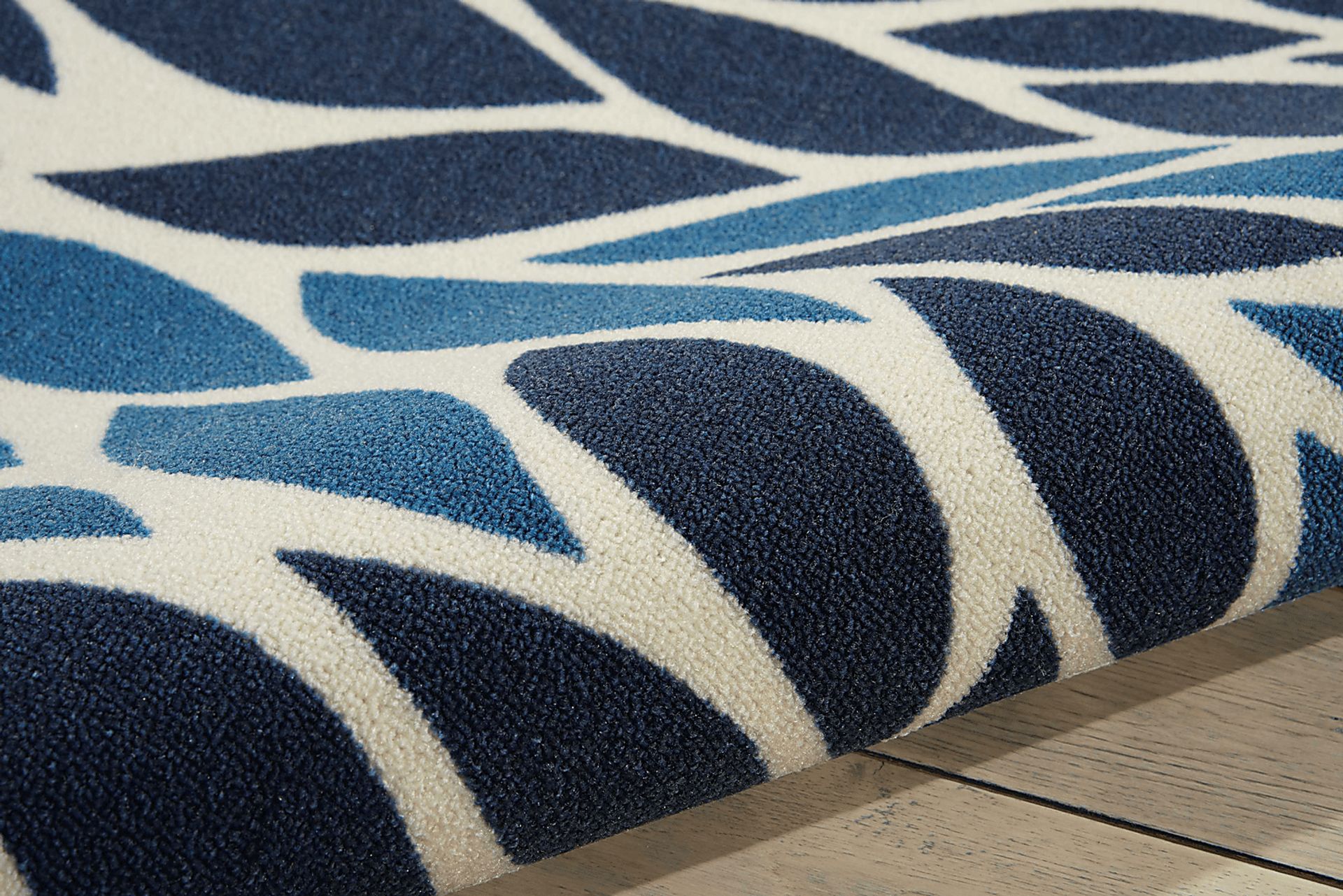 Malika Blue 5' x 8' Indoor/Outdoor Rug - Image 2