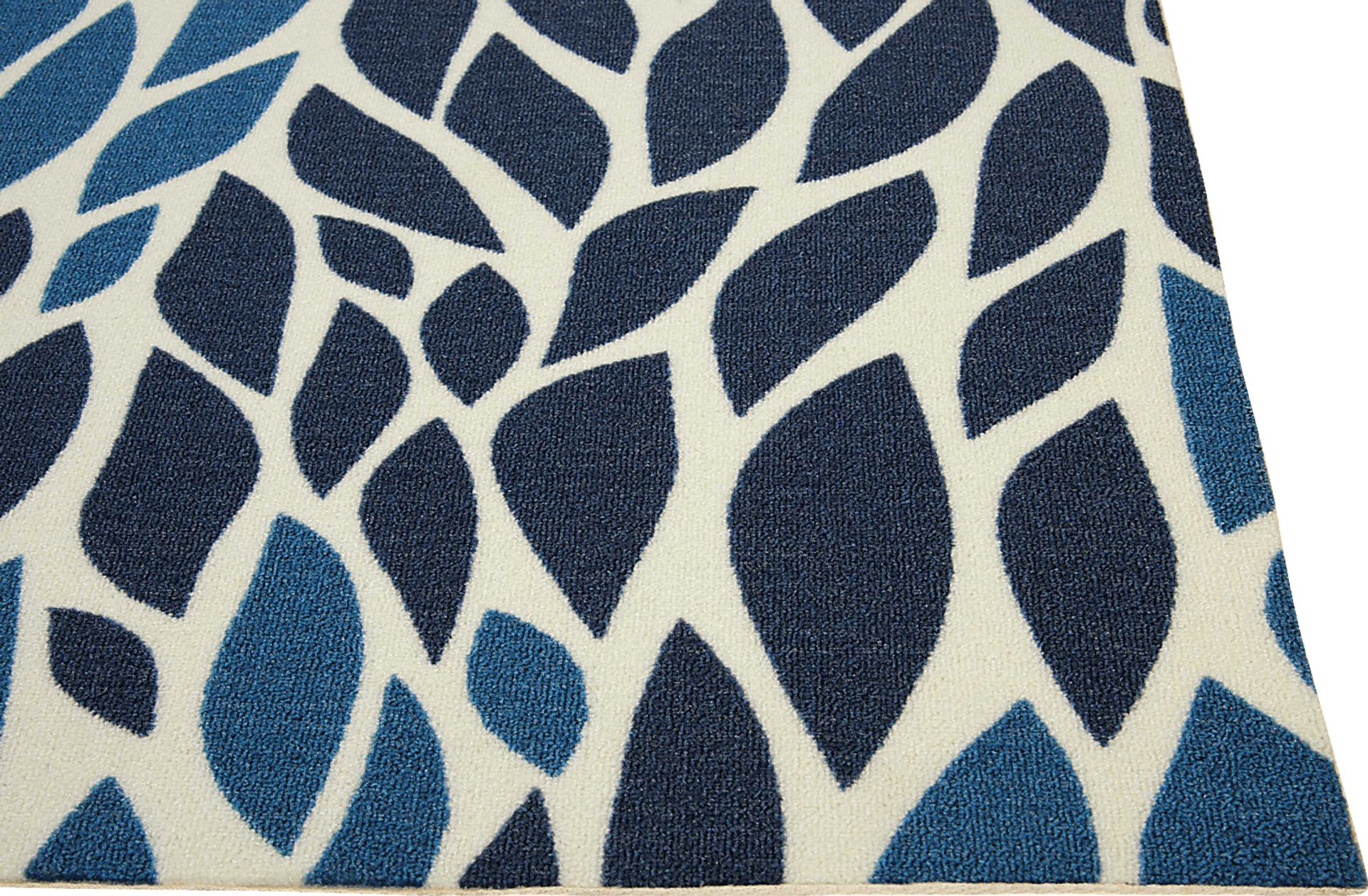Malika Blue 5' x 8' Indoor/Outdoor Rug - Image 3