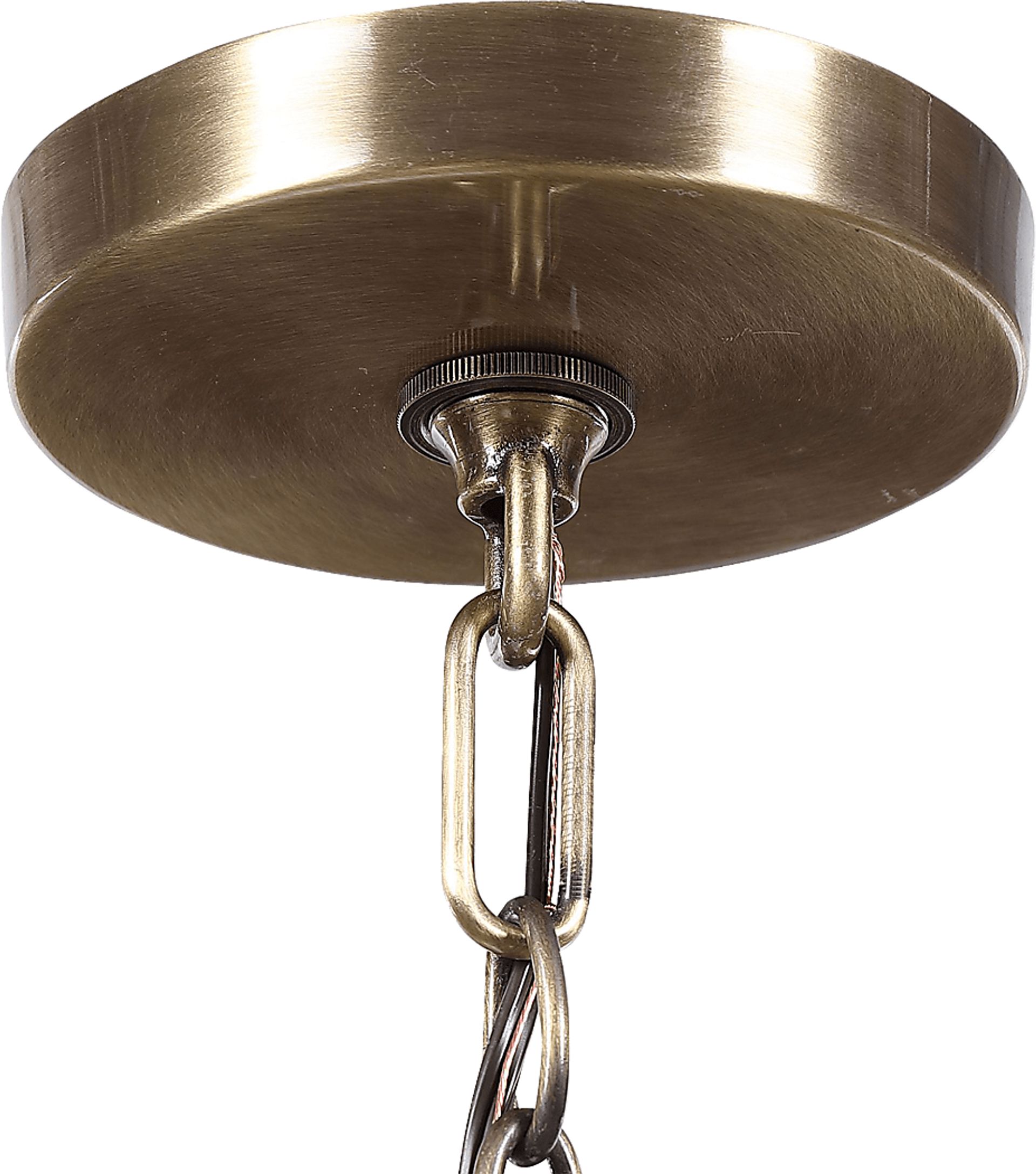 Maliki Road Brass Pendant - Image 5