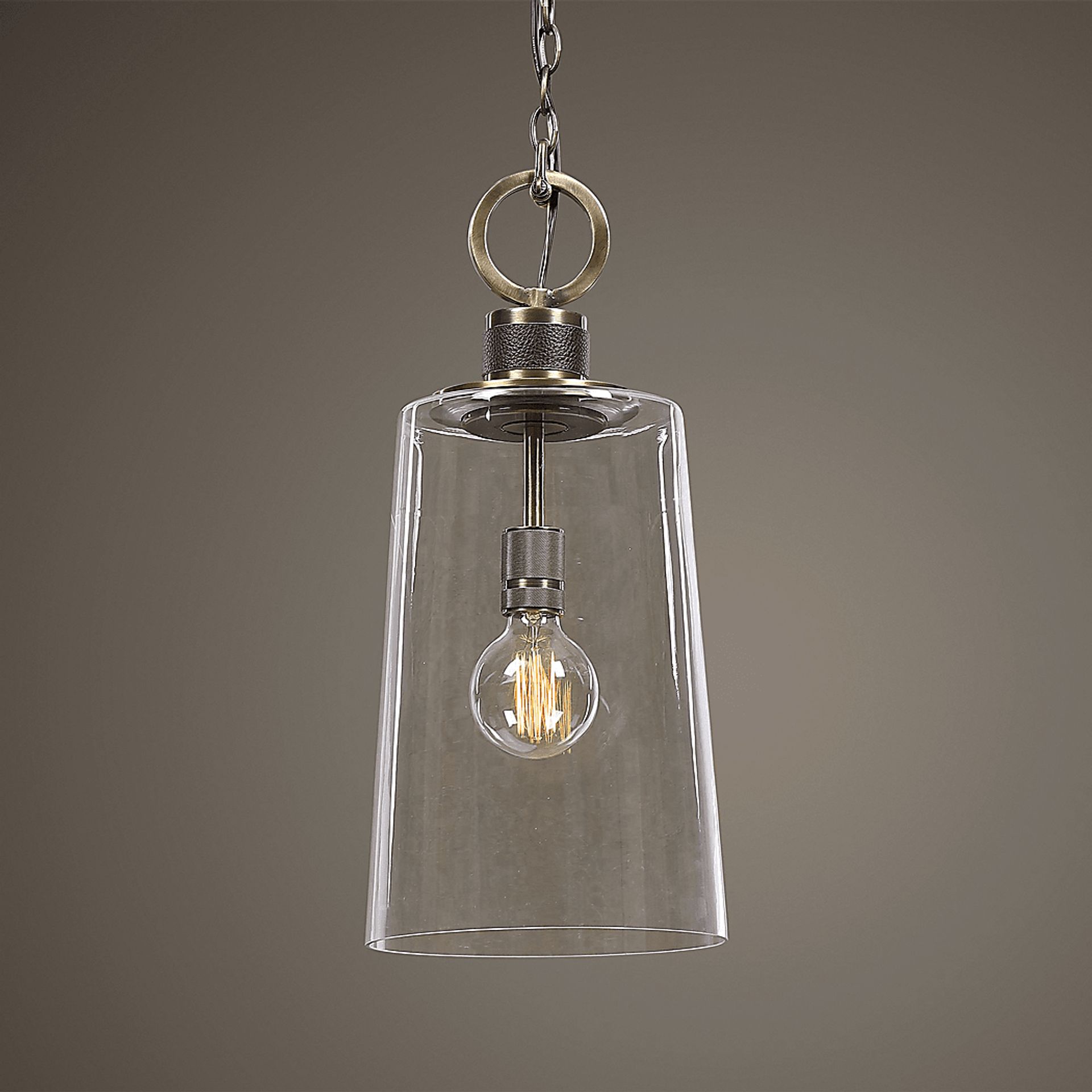 Maliki Road Brass Pendant - Image 6