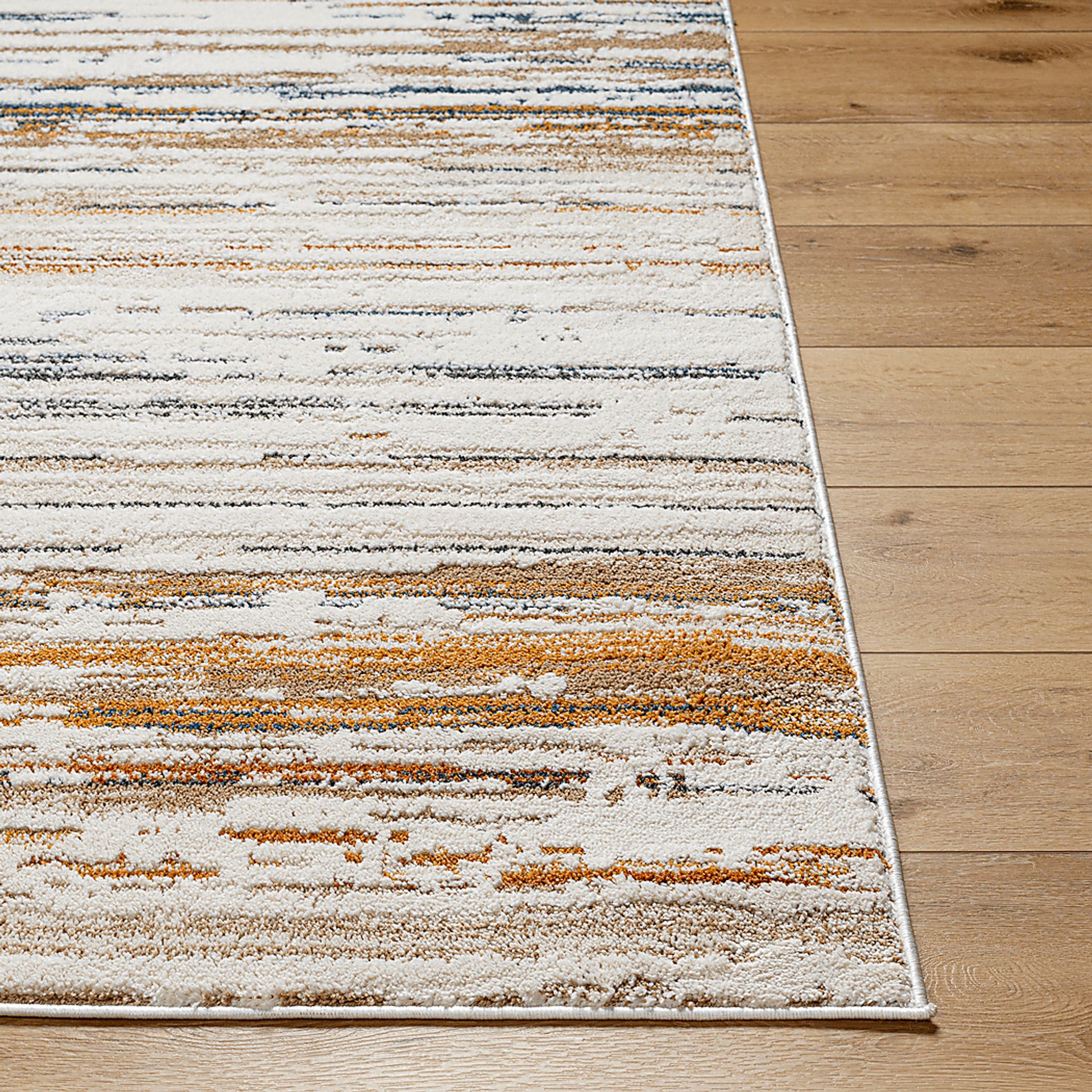 Malinmu Cream 5'3 x 7' Area Rug - Image 3