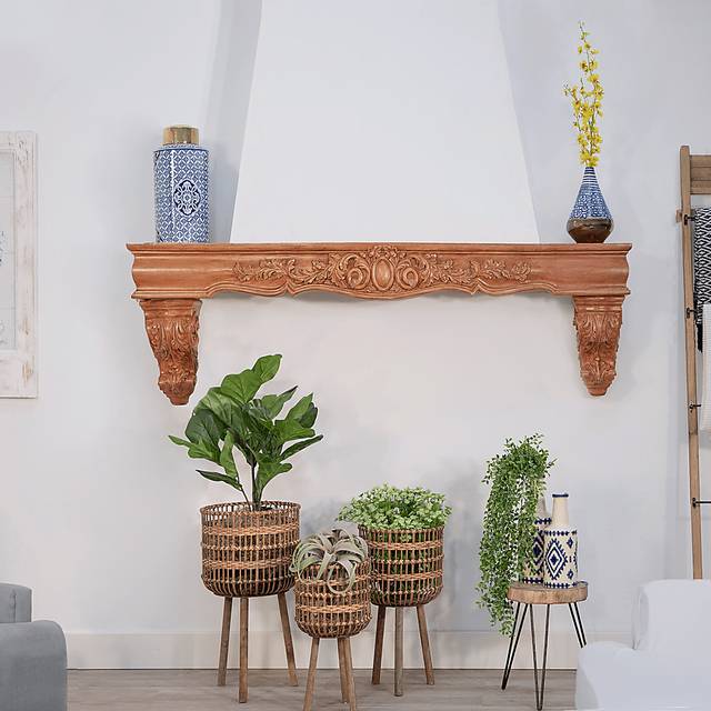 Mallaga Brown Planter, Set of 3 - Thumbnail - Image 2
